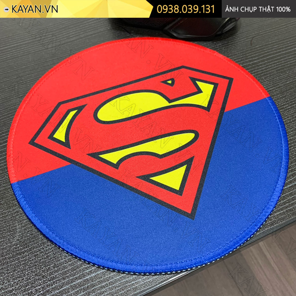 Lót chuột chống nước cỡ nhỏ 20x20cm dày 3mm RS-33-20X20 (SUPERMAN)