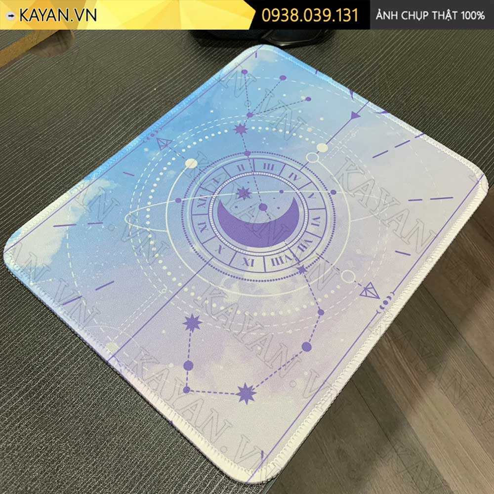 Lót chuột chống nước cỡ nhỏ 26x21cm dày 3mm S-147 (Moon-04)