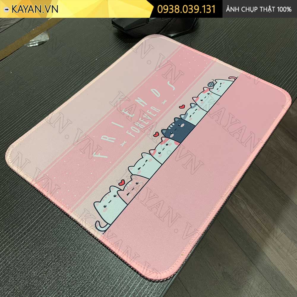 Lót chuột chống nước cỡ nhỏ 26x21cm dày 3mm S-157 (CUTE-76)