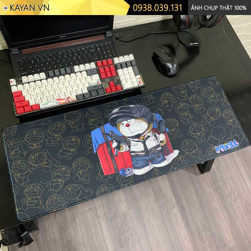 Lót chuột chống nước cỡ lớn 80x30cm dày 3mm DORAEMON-09-80X30