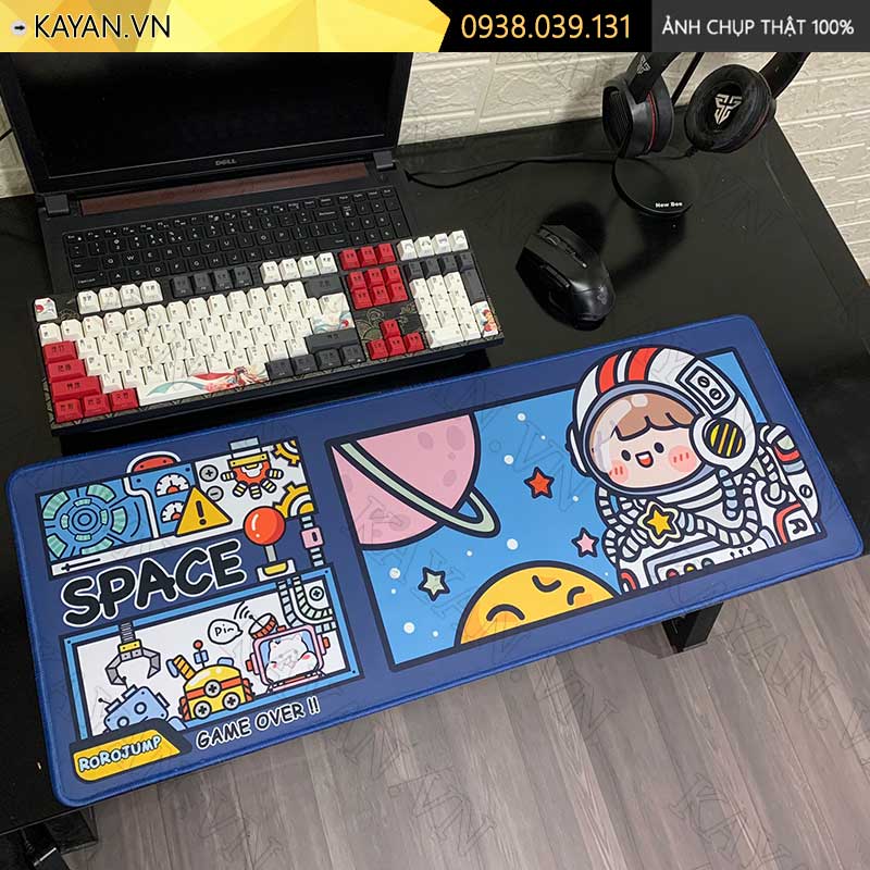 Lót chuột chống nước cỡ lớn 80x30cm dày 3mm UNIVERSE-12-80X30