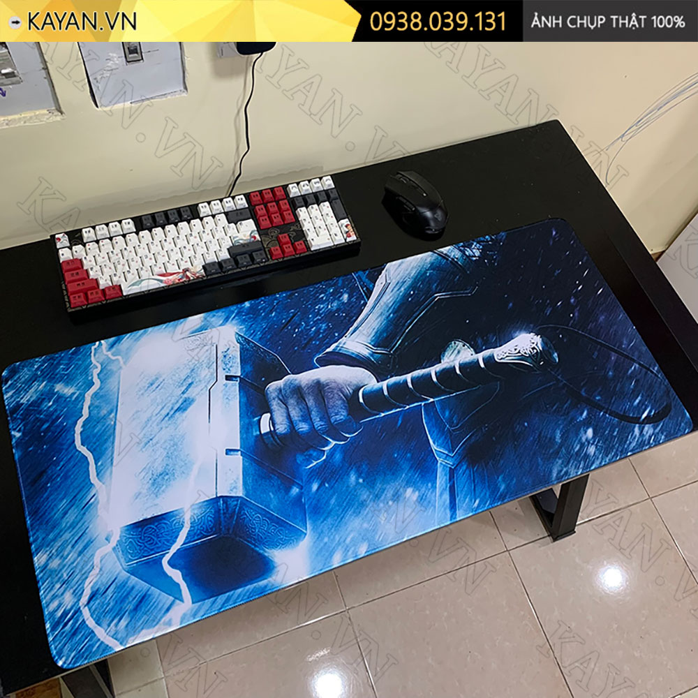 Lót chuột chống nước cỡ lớn 90x40cm dày 3mm AVENGERS-08-90X40