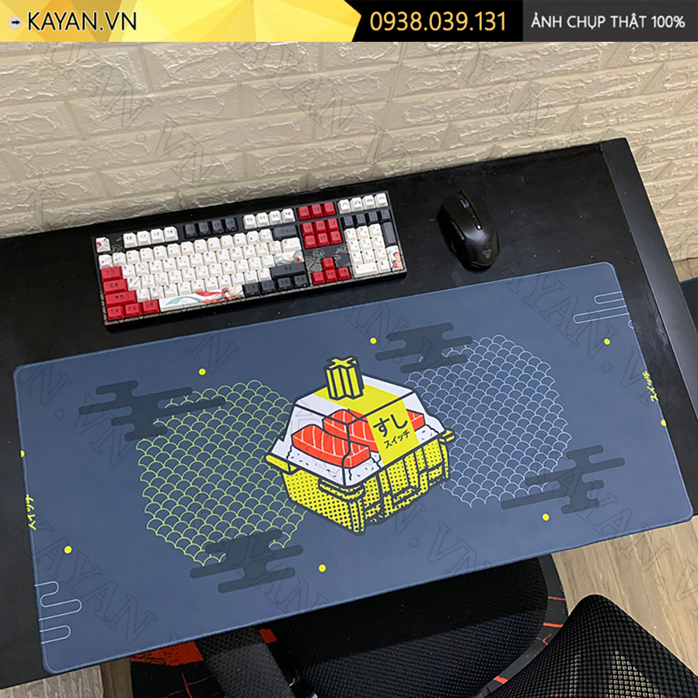 Lót chuột chống nước cỡ lớn 90x40cm dày 3mm KEYSWITCH-05-90X40