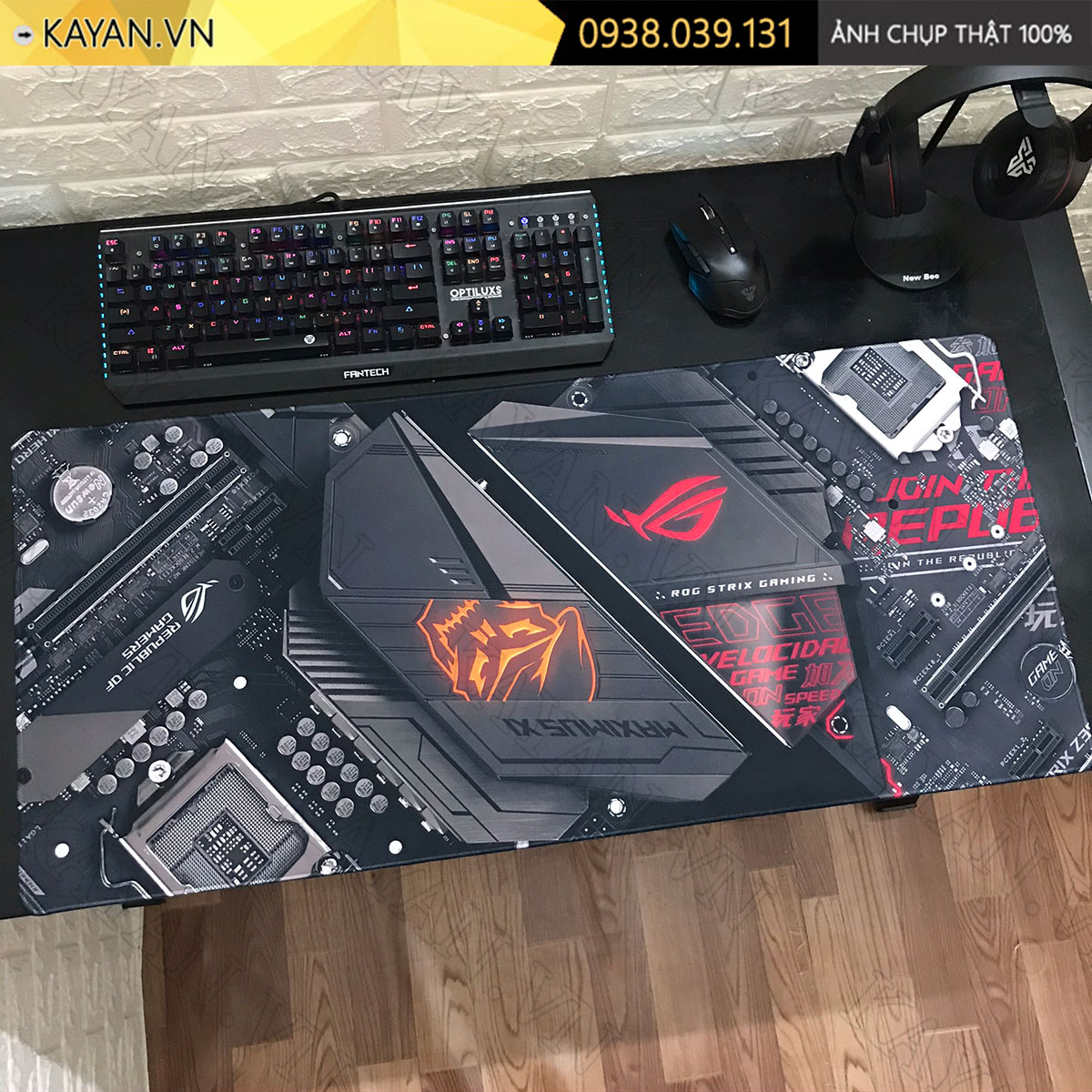 Lót chuột chống nước cỡ lớn 90x40cm dày 5MM ROG-09-90X40-5MM