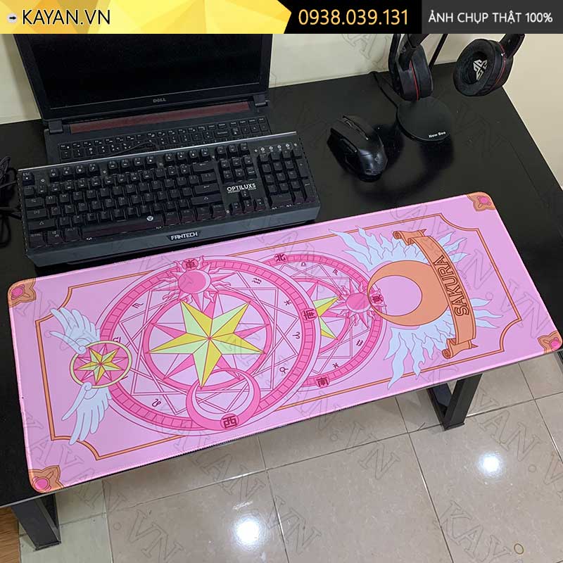 Lót chuột chống nước cỡ lớn 80x30cm dày 3mm SAKURACARD-01-80X30