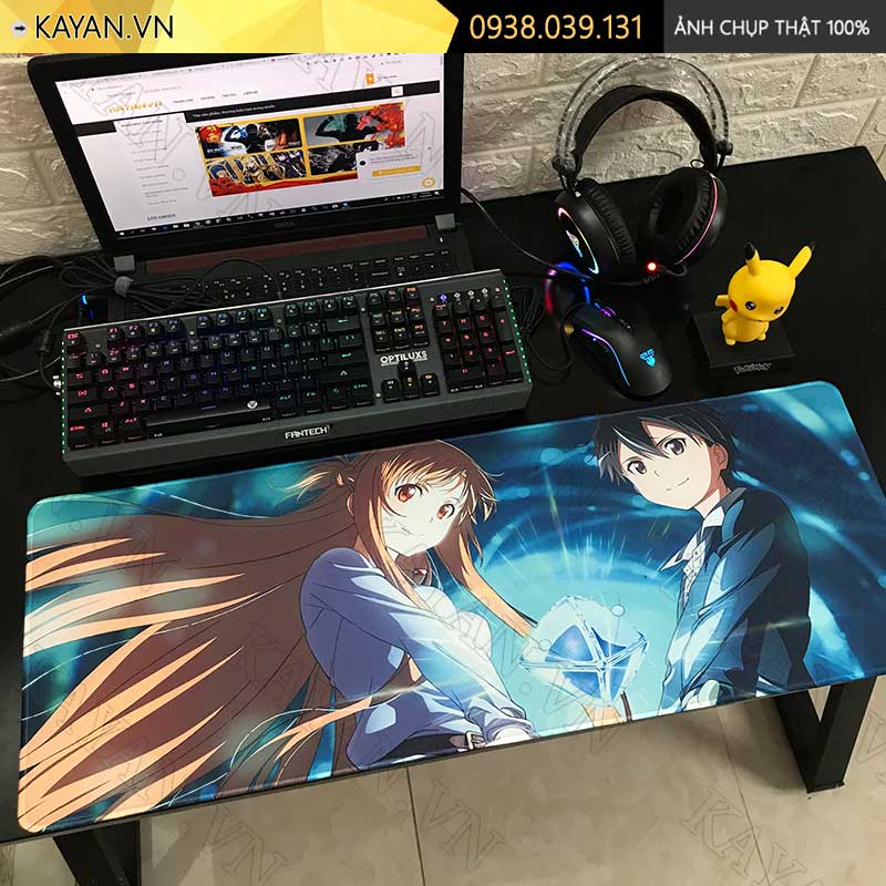 Lót chuột chống nước cỡ lớn 80x30cm dày 3mm SAO-03-80X30