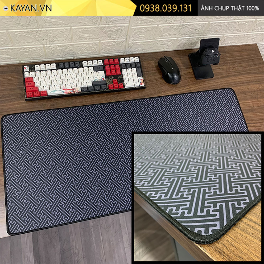 Lót chuột chống nước cỡ lớn 90x40cm dày 3mm MINIMAL-01-90X40