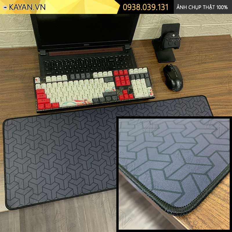 Lót chuột chống nước cỡ lớn 80x30cm dày 3mm MINIMAL-02-80X30