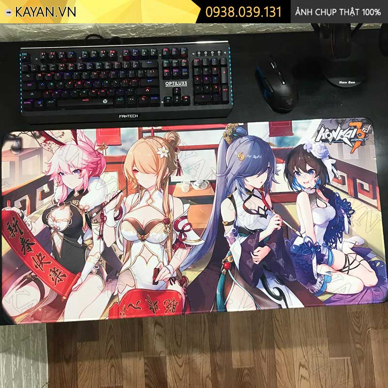 Lót chuột chống nước cỡ lớn 80x30cm dày 3mm HK-33-80X30