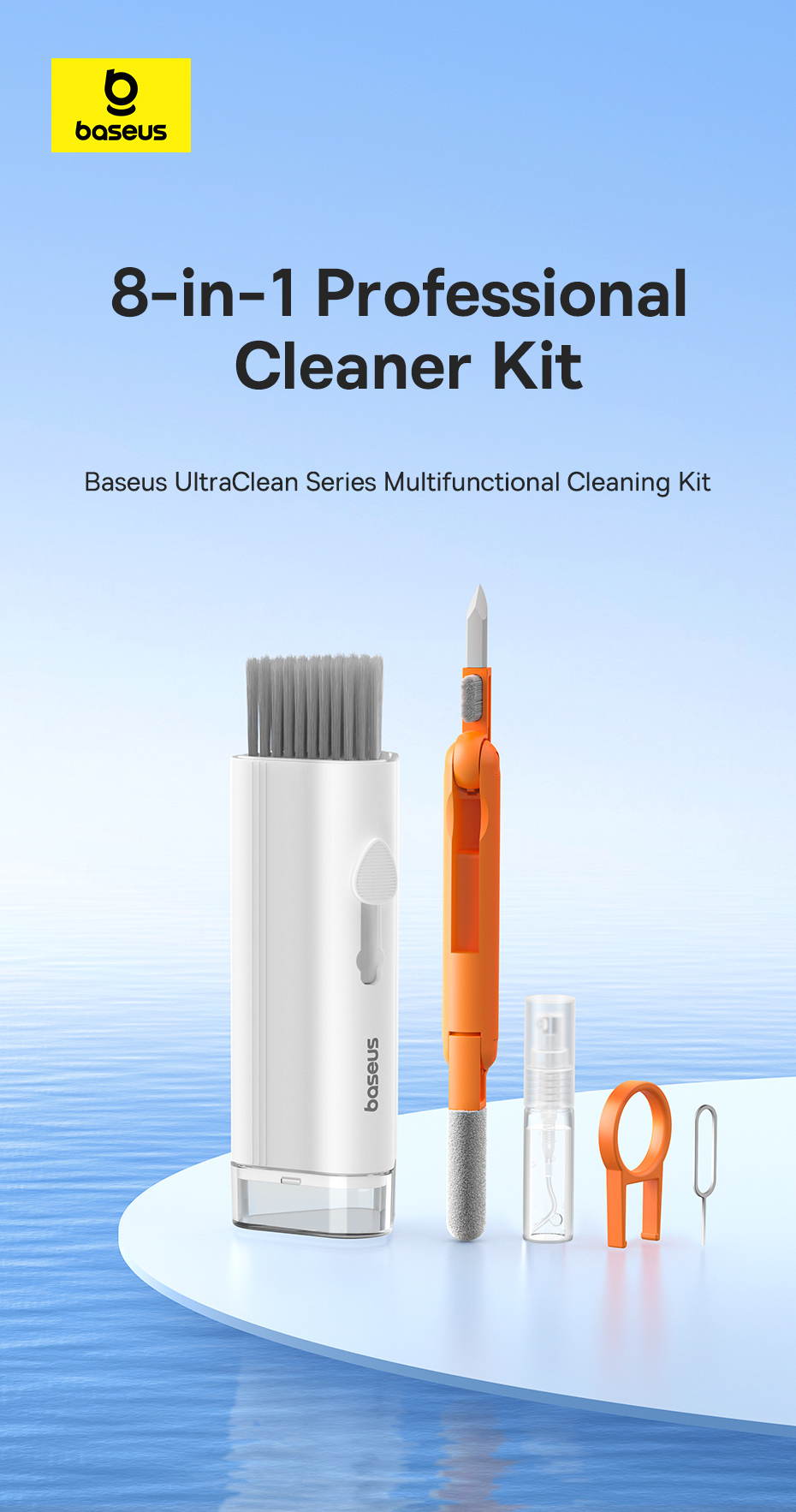 chube Bộ dụng cụ vệ sinh đa năng Baseus UltraClean Series