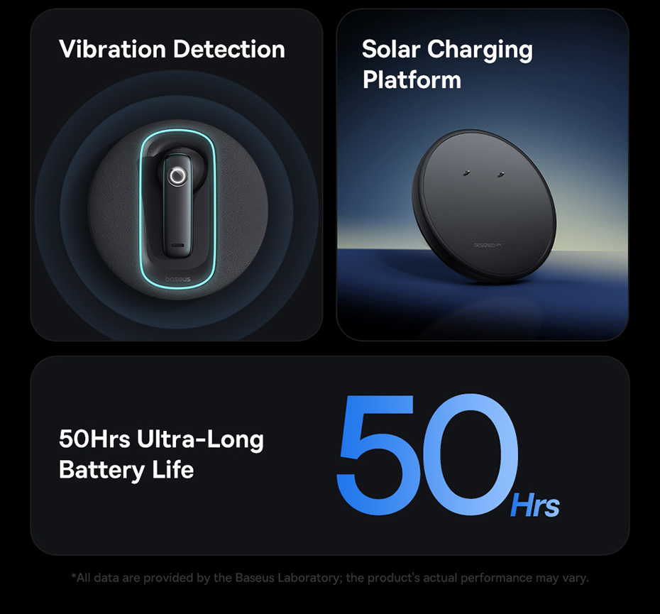 chube Tai nghe không dây đơn thông minh cho ô tô Baseus C-Mic CM10