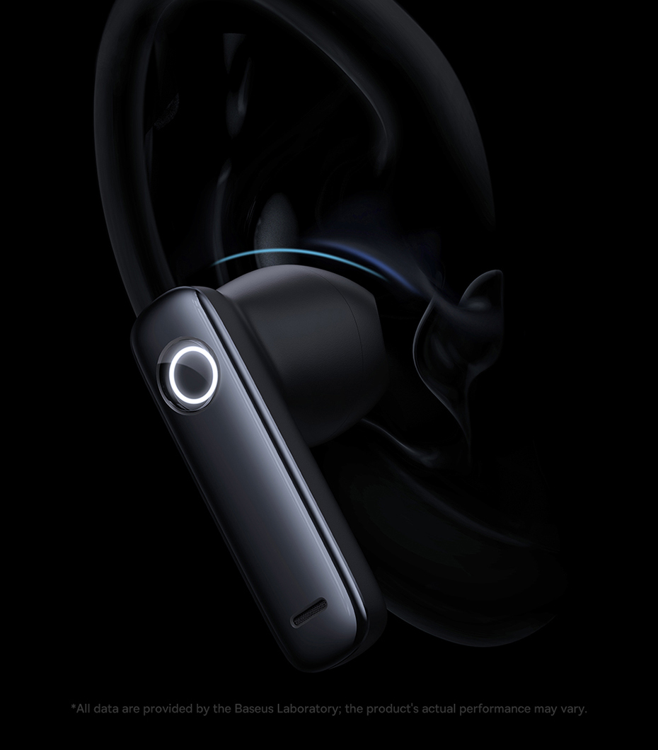 chube Tai nghe không dây đơn thông minh cho ô tô Baseus C-Mic CM10