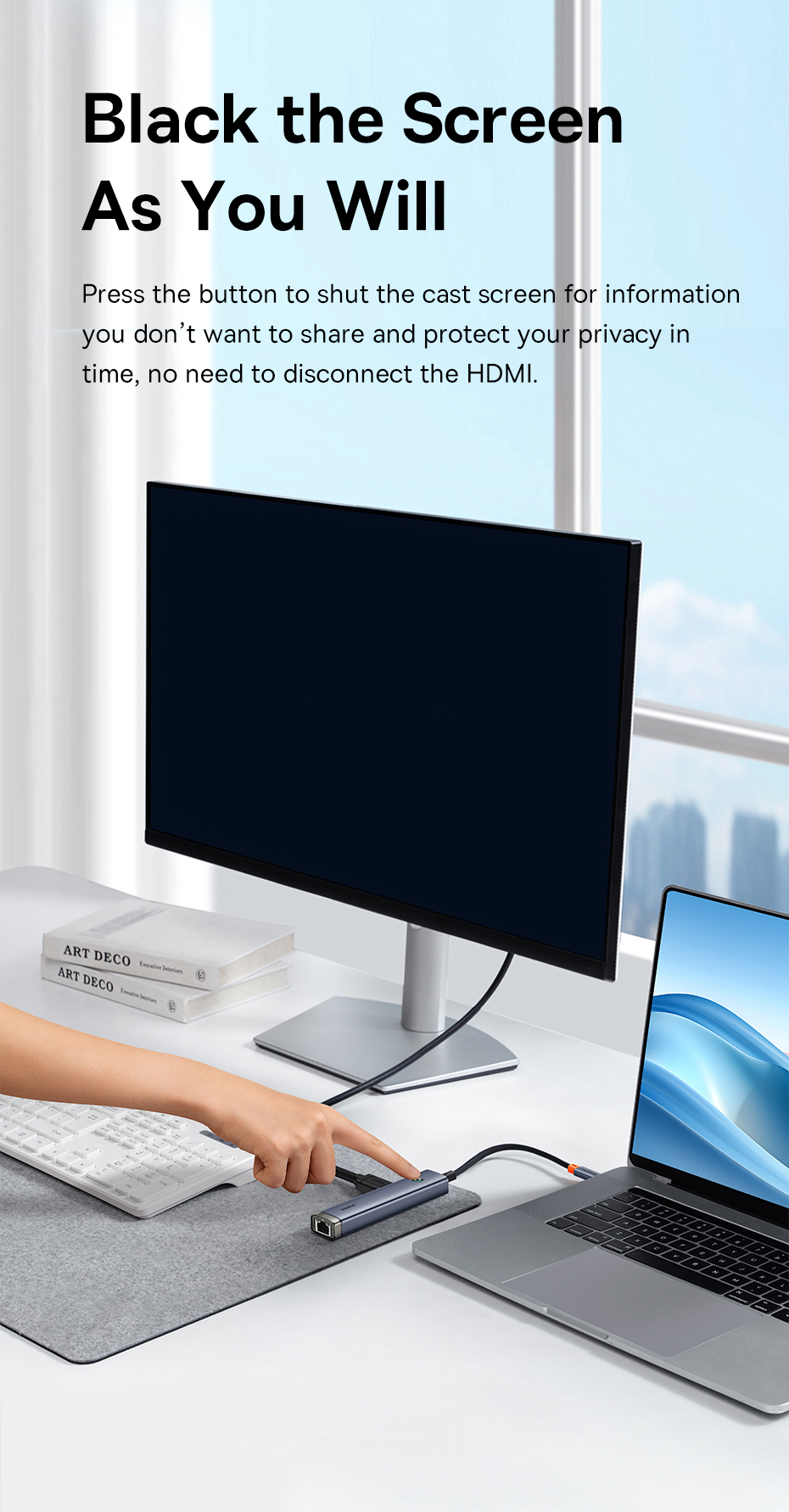 chube Hub Mở Rộng Kết Nối Baseus UltraJoy Series HUB AIR