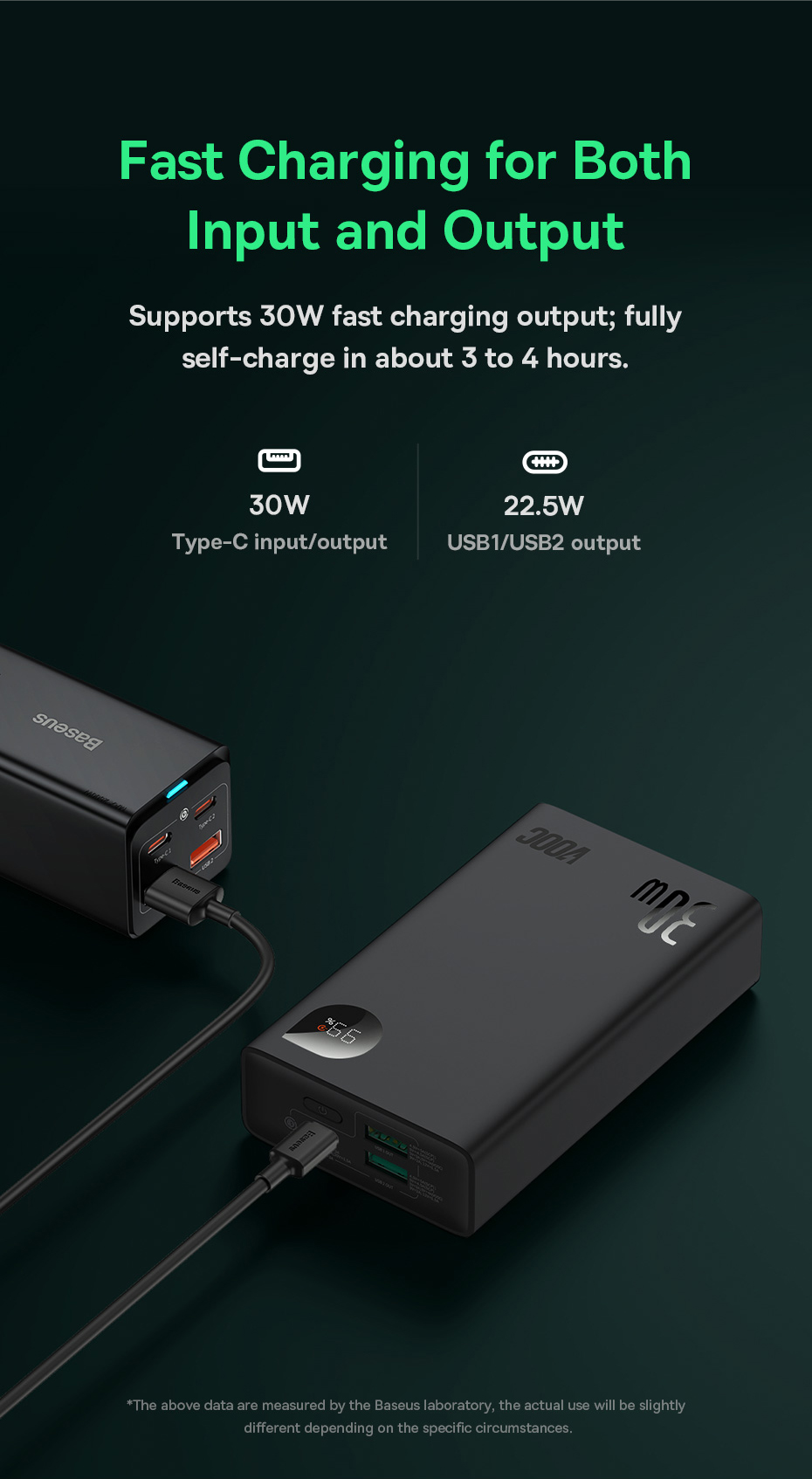 chube Pin dự phòng 30W OS-Baseus Adaman2 VOOC Edition 20000mAh