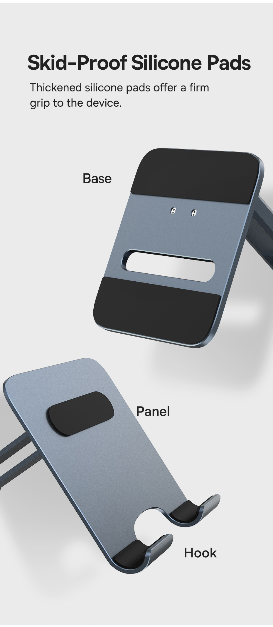 chube Giá Đỡ Máy Tính Bảng Baseus Desktop Biaxial Foldable Metal Stand