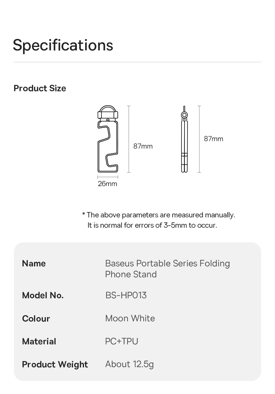 Giá đỡ điện thoại Baseus Portable Series Folding Phone Stand - trải nghiệm người dùng