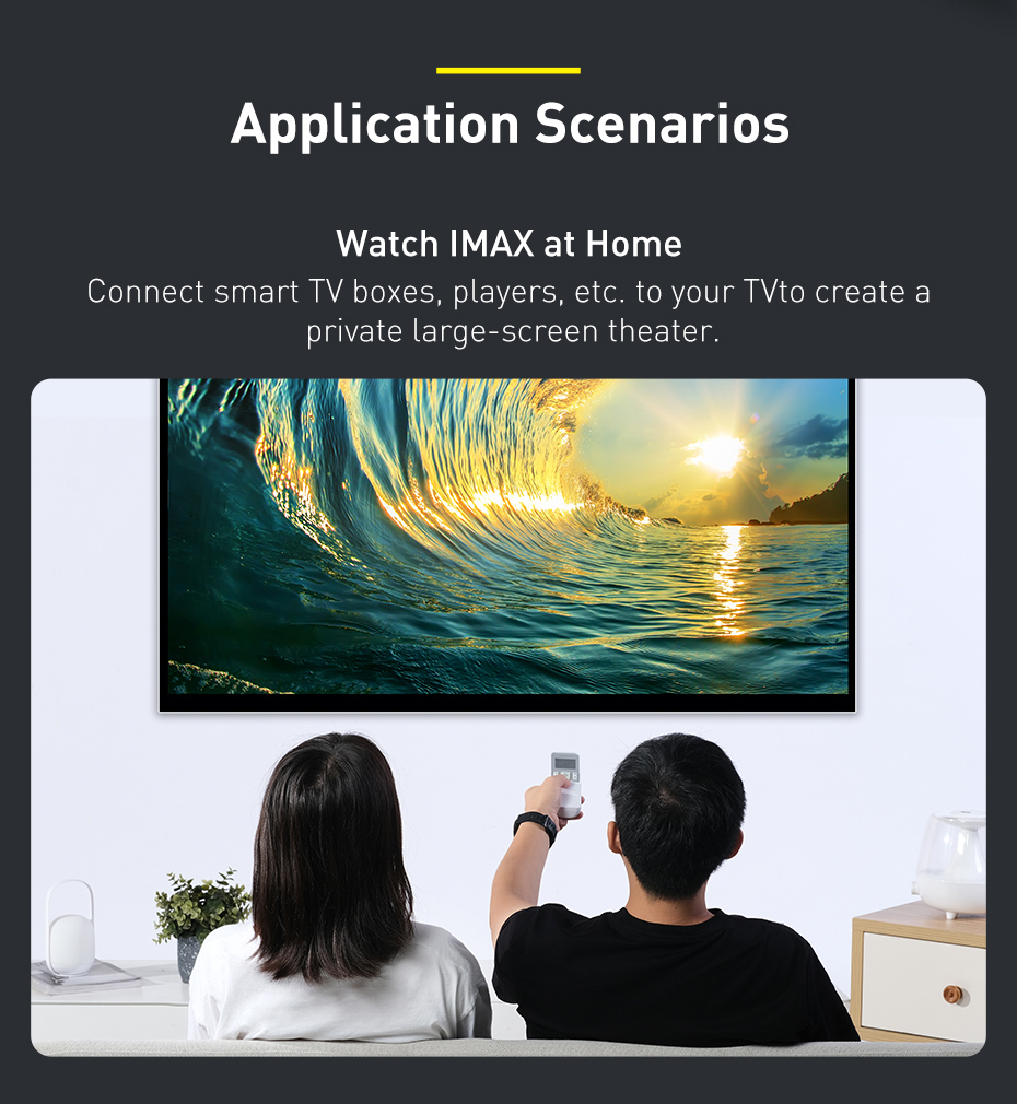 chube Cáp HDMI 2.1 8K Baseus High Definition Series