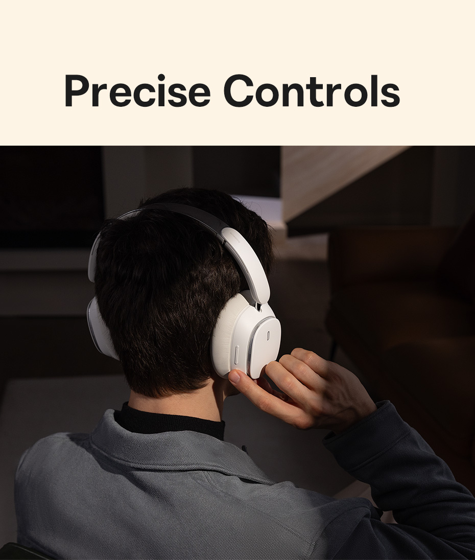 chube Tai nghe chụp tai Baseus Bowie H1 Pro Noise-Cancellation Wireless Headphones