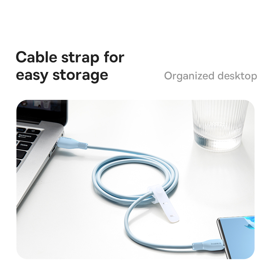 chube Cáp sạc nhanh 100W Baseus Pudding Series C to C