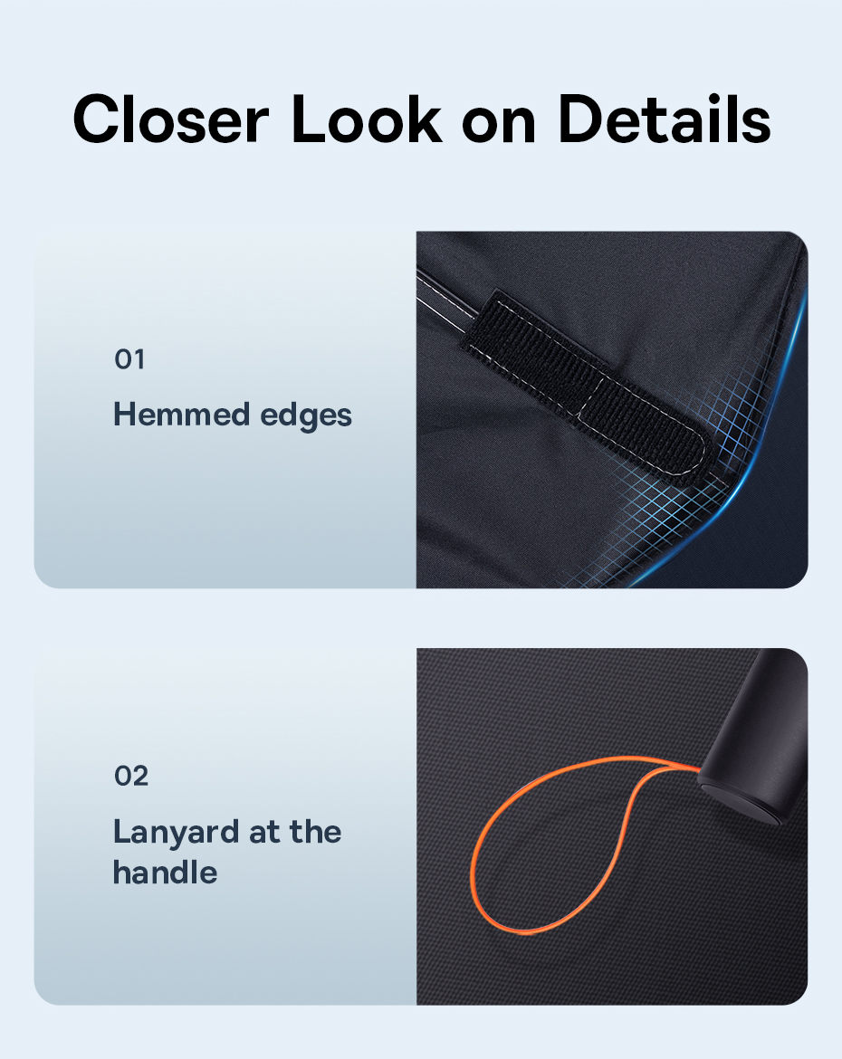 chube Dù 2 lớp che nắng kính chắn gió Baseus CoolRide Sun Shade Umbrella Lite