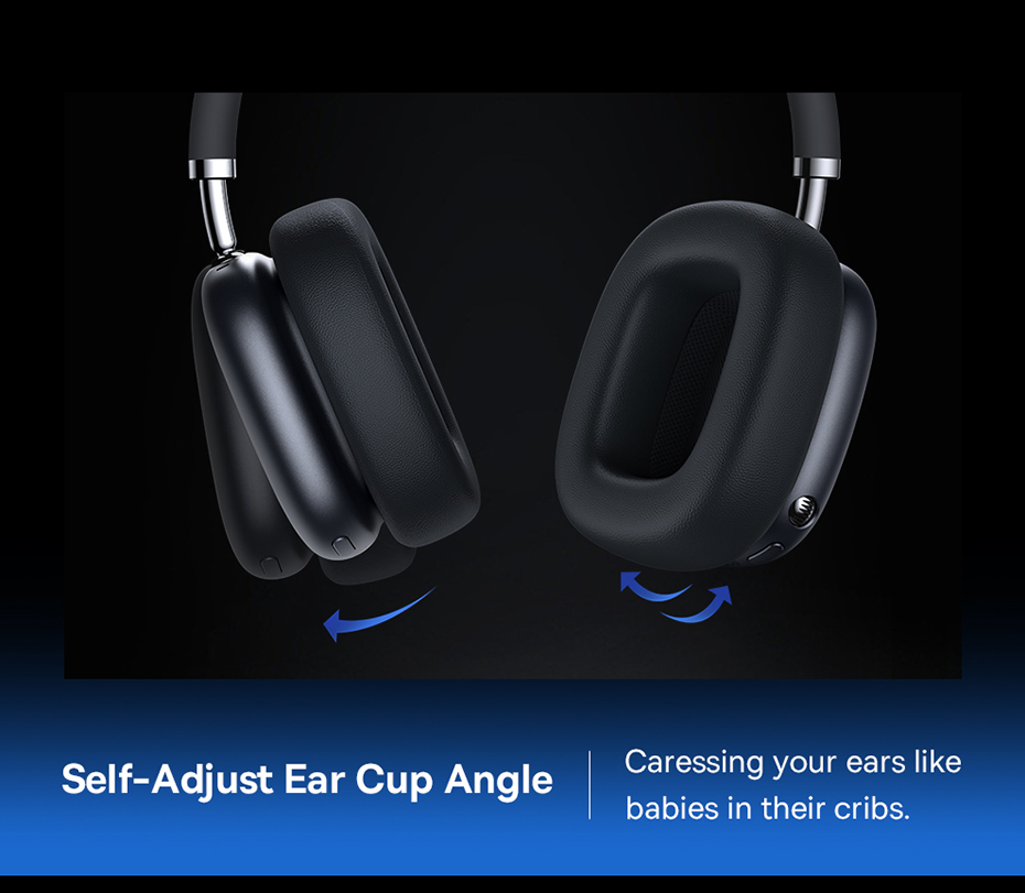 chube Tai nghe chụp tai chống ồn chủ động Baseus Bowie H2 ANC Wireless
