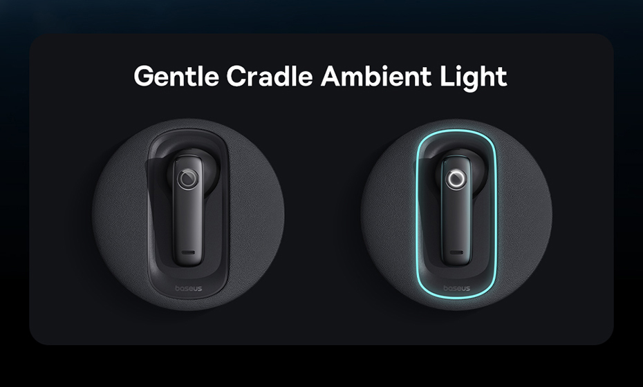 chube Tai nghe không dây đơn thông minh cho ô tô Baseus C-Mic CM10