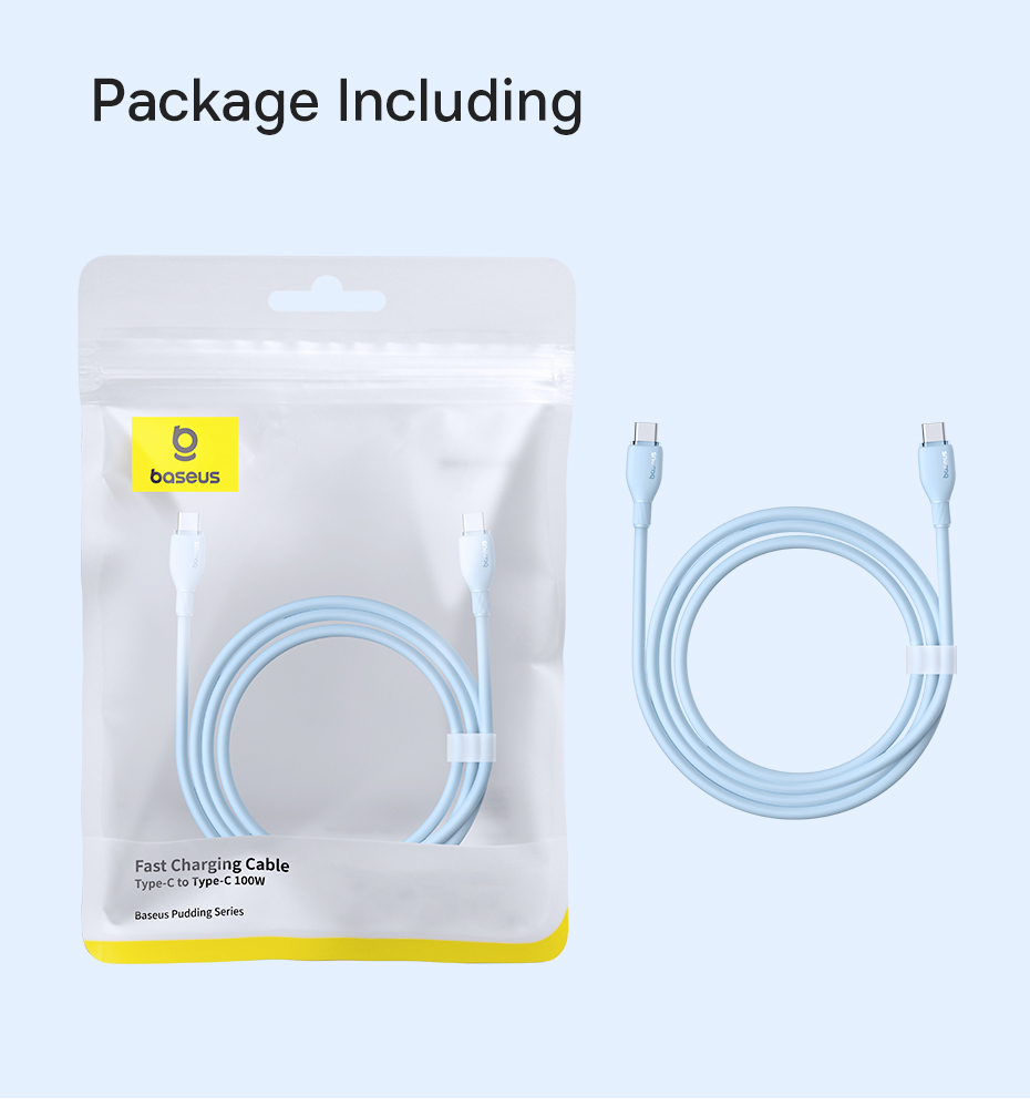 chube Cáp sạc nhanh 100W Baseus Pudding Series C to C