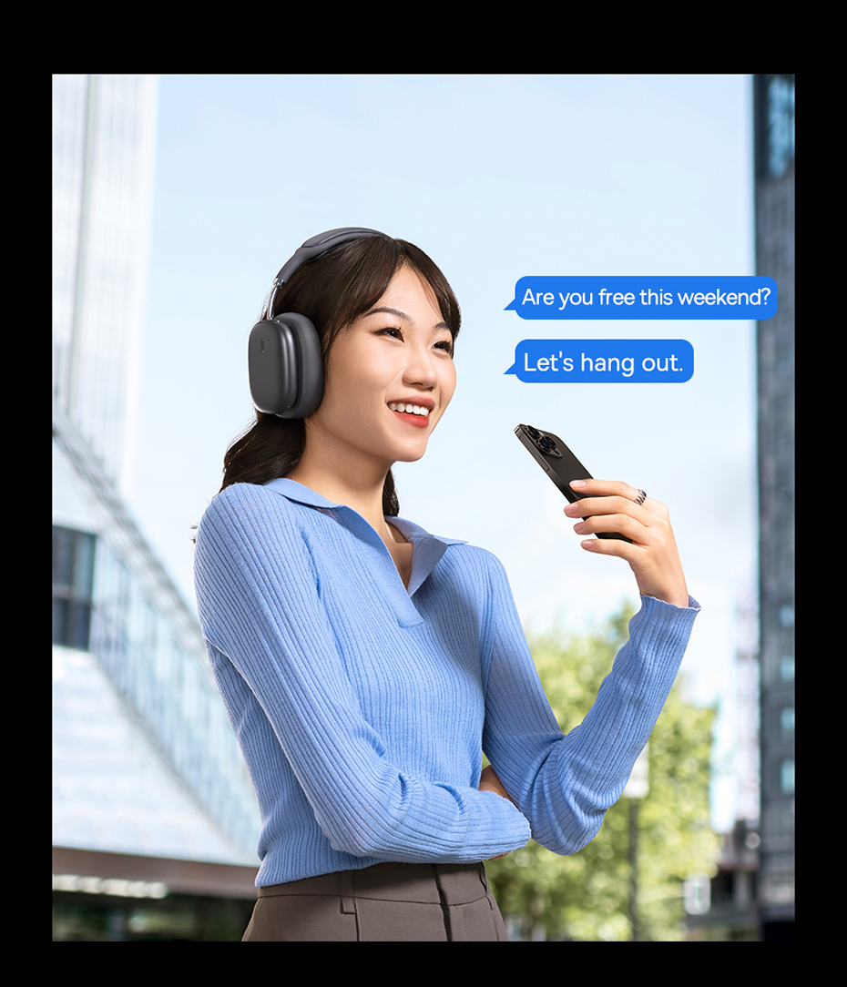 chube Tai nghe chụp tai chống ồn chủ động Baseus Bowie H2 ANC Wireless
