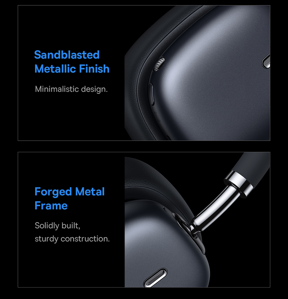 chube Tai nghe chụp tai chống ồn chủ động Baseus Bowie H2 ANC Wireless