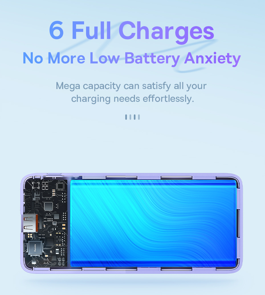 chube Sạc dự phòng 20W Baseus Airpow Fast Charge Power Bank 10000mAh 30000mAh