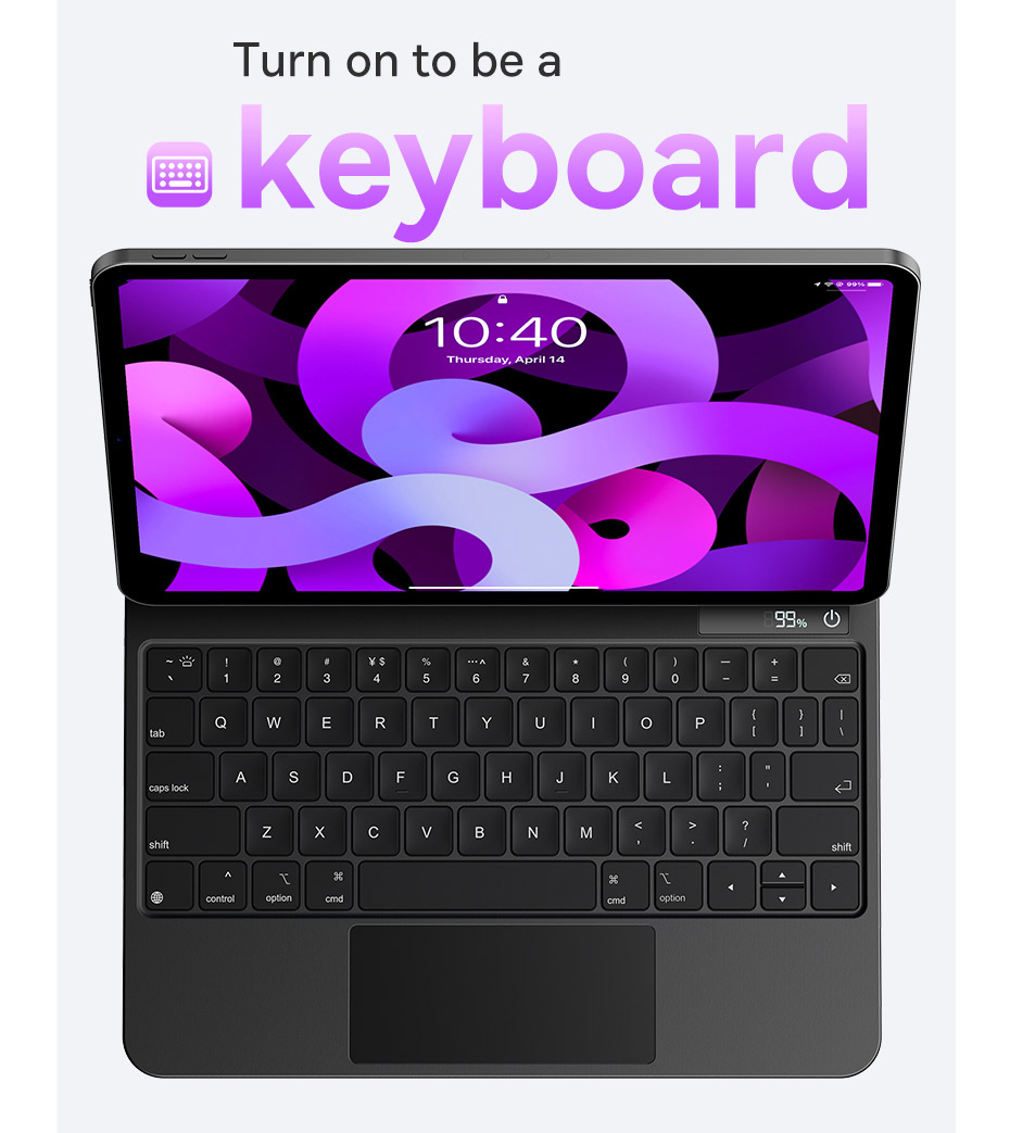 Bàn phím Nam Châm Baseus Brilliance Original Keyboard Case Pro - Kết nối Bluetooth 5.2