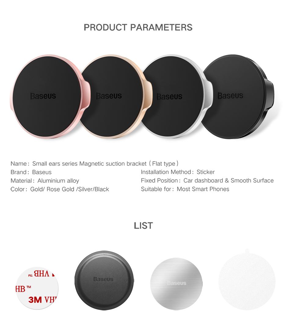 chube Đế giữ nam châm OS-Baseus Small Ears Series Magnetic Bracket