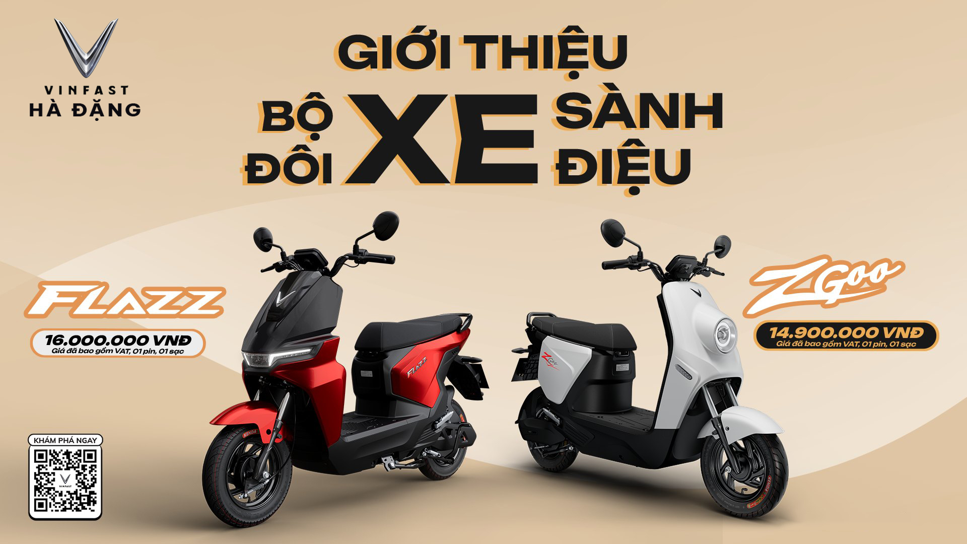 VinFast ra mắt hai xe máy điện không cần bằng lái