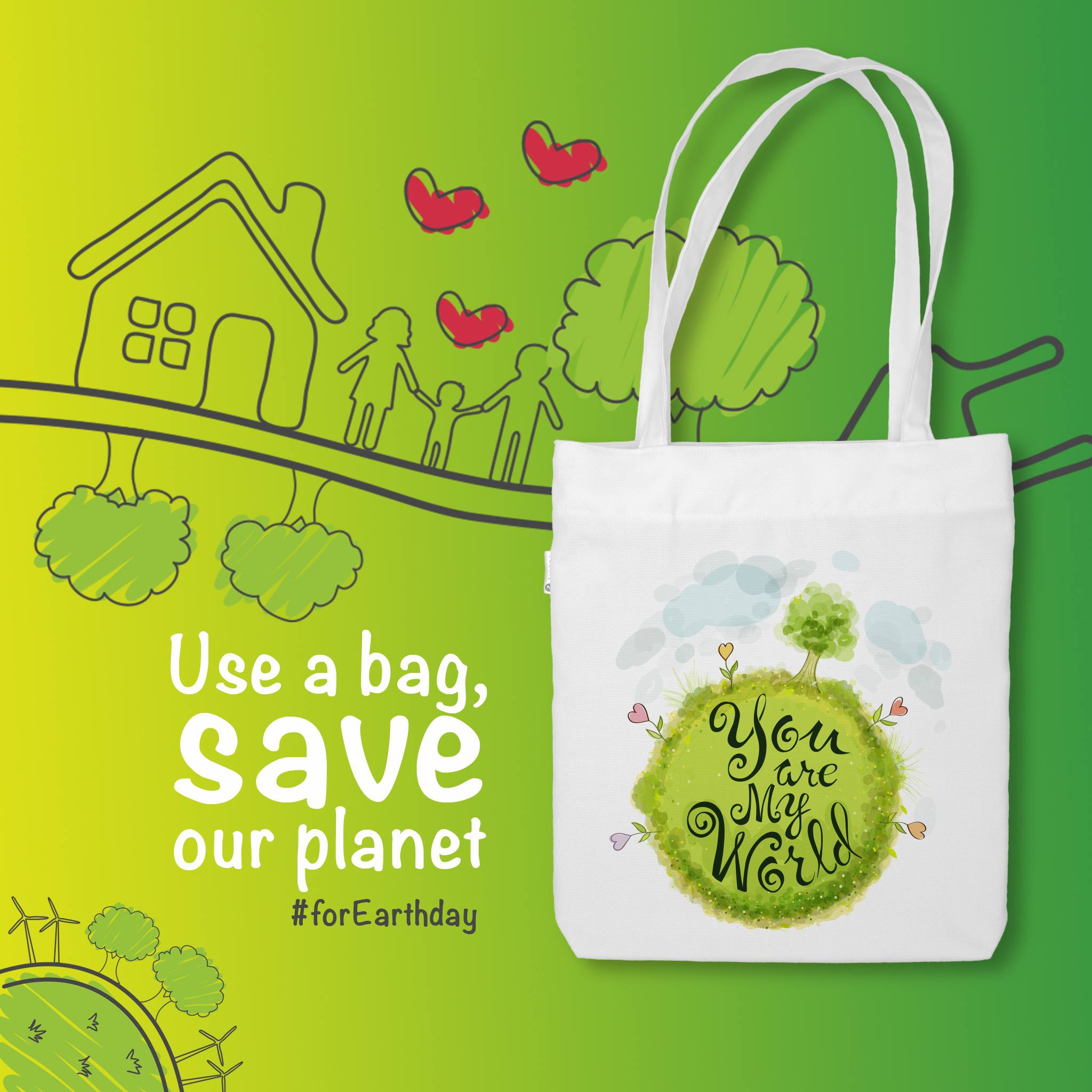 Túi Tote vải Canvas - chiếc túi mang thông điệp Trái Đất ...