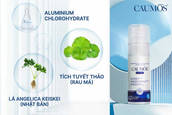 xịt nách caumos