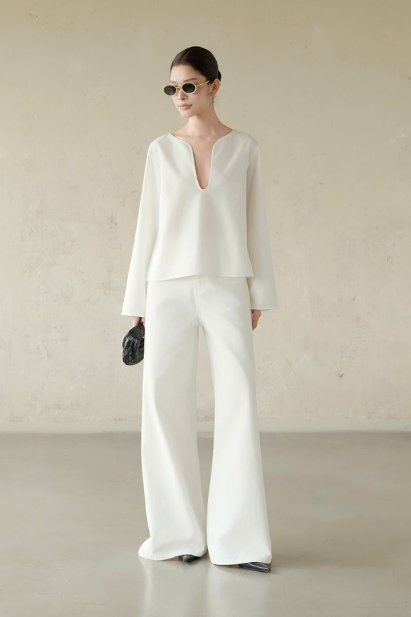 Áo Kiểu Nữ Lydia Top RR26AK27