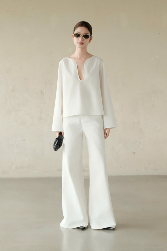 Quần Jeans Nữ Liam RR25QJ34