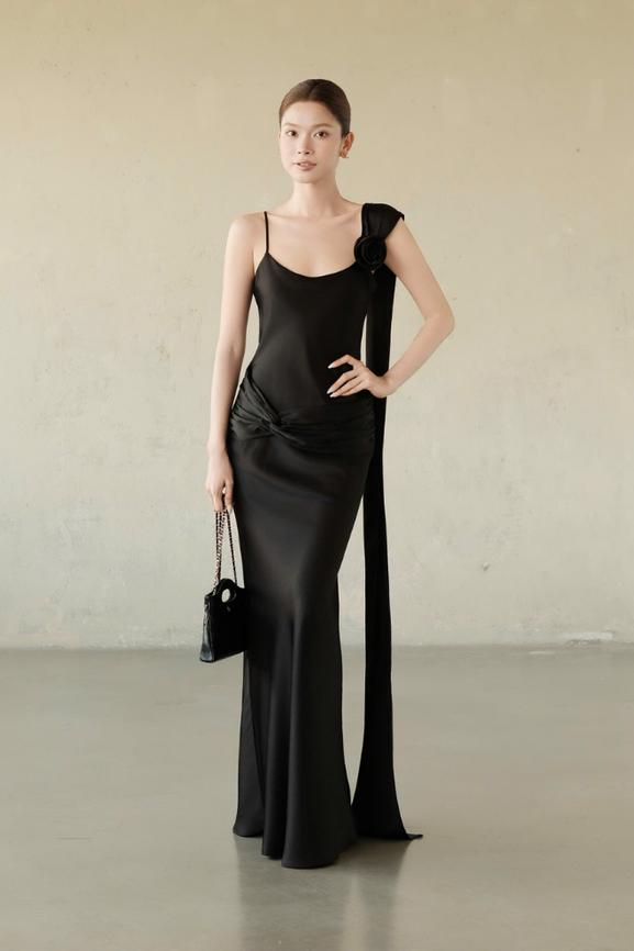 Đầm Dài Creamy Dress RR26DD02