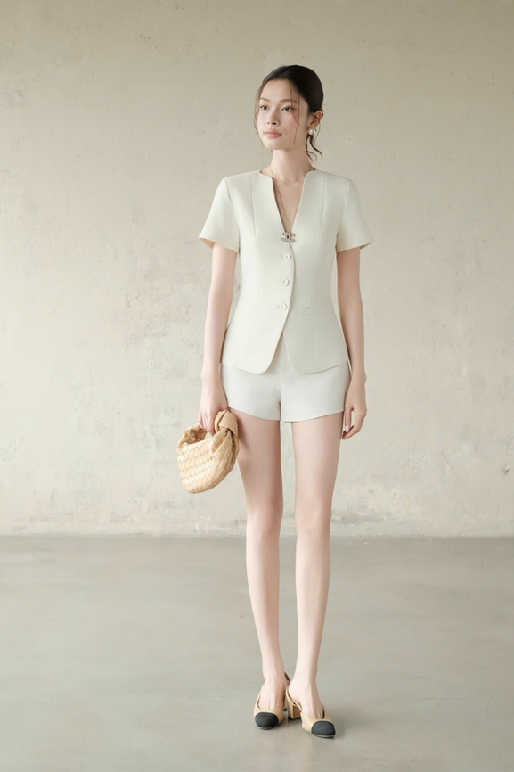 Áo Kiểu Nữ Casa Top RR25AK111