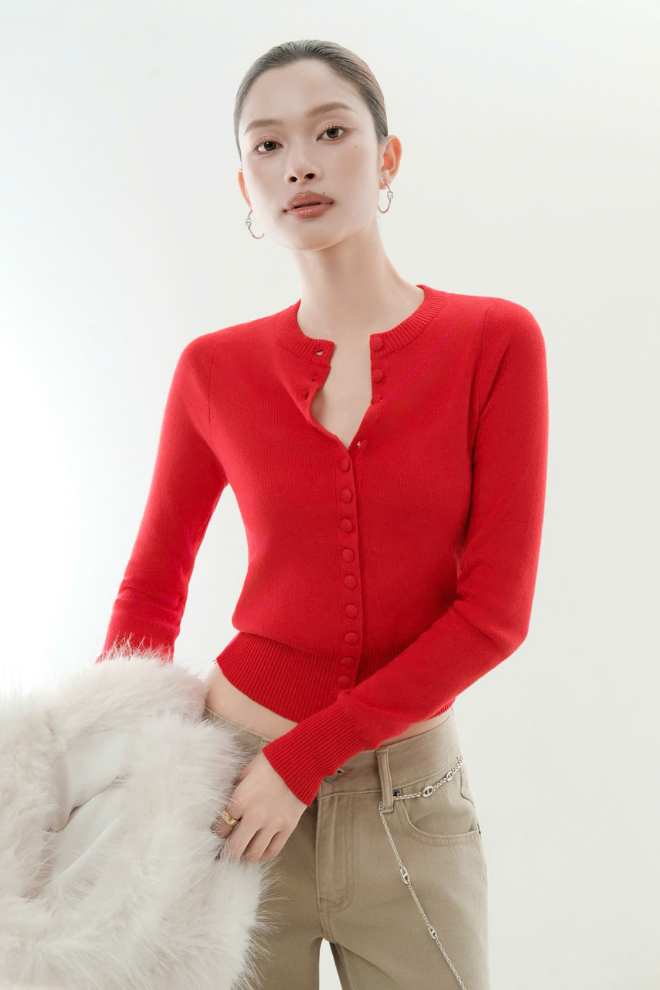 Áo Kiểu Nữ Ellen Cardigan RR26AK90