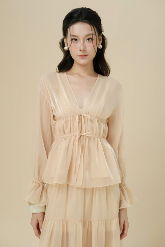 Áo Kiểu Nữ Pansy Top RR25AK64