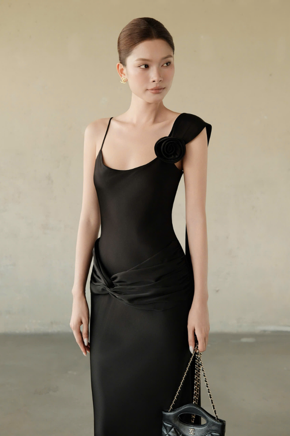 Đầm Dài Creamy Dress RR26DD02
