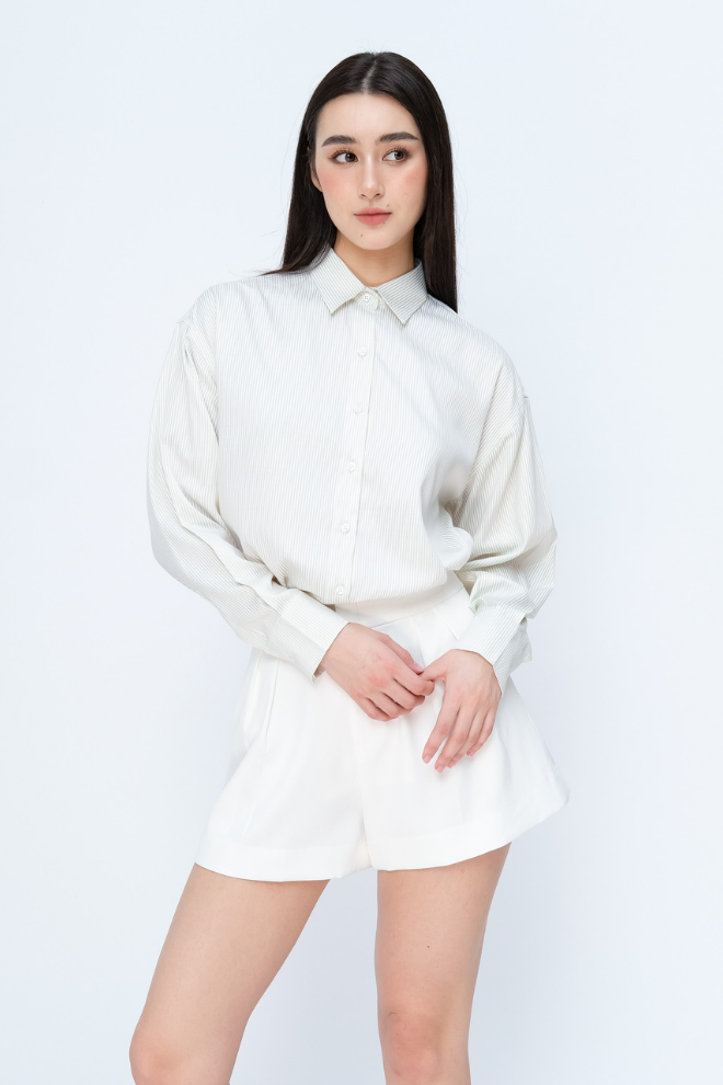 Áo Sơ Mi Nữ Striped Shirt RR22AS31