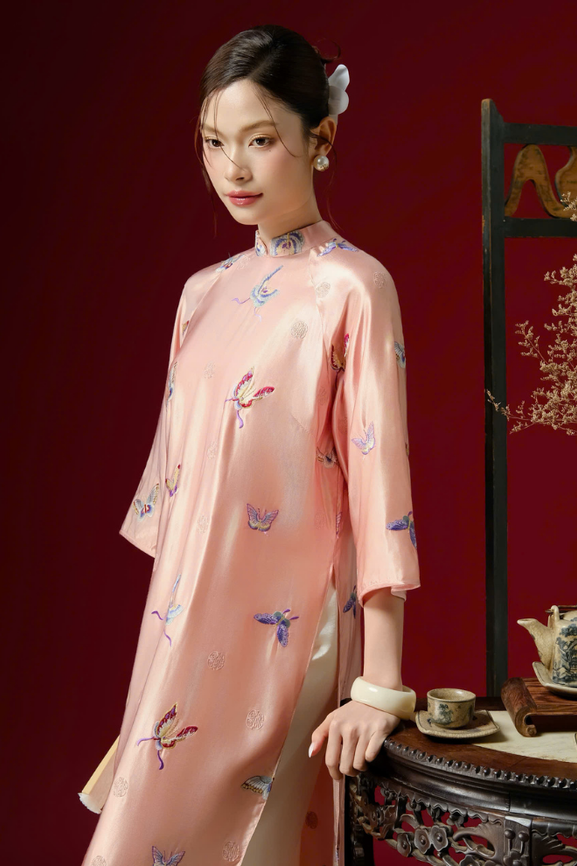 Áo Dài Nữ Hồ Điệp RR25AD02