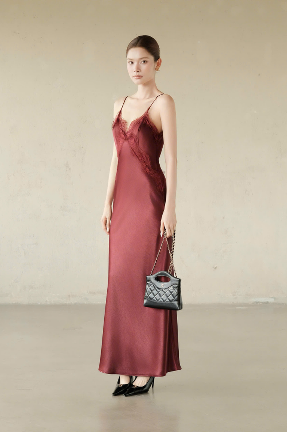 Đầm Dài Lacy Dress RR25DD20