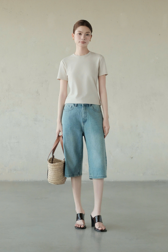 Quần Jeans Nữ Alan Short RR26QJ09