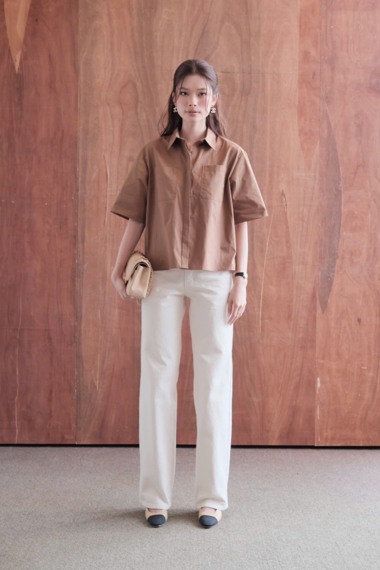 Áo Sơ Mi Nữ Pocket Shirt RR25AS08