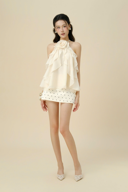 Áo Kiểu Nữ Yuko Top RR25AK73