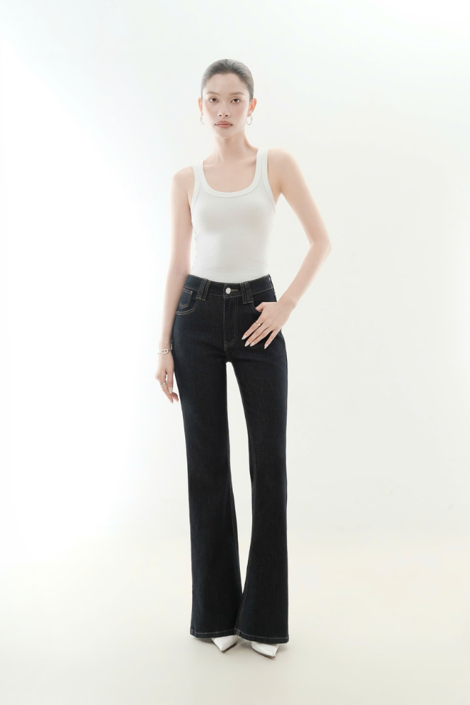 Quần Jeans Nữ Loe RR25QJ21