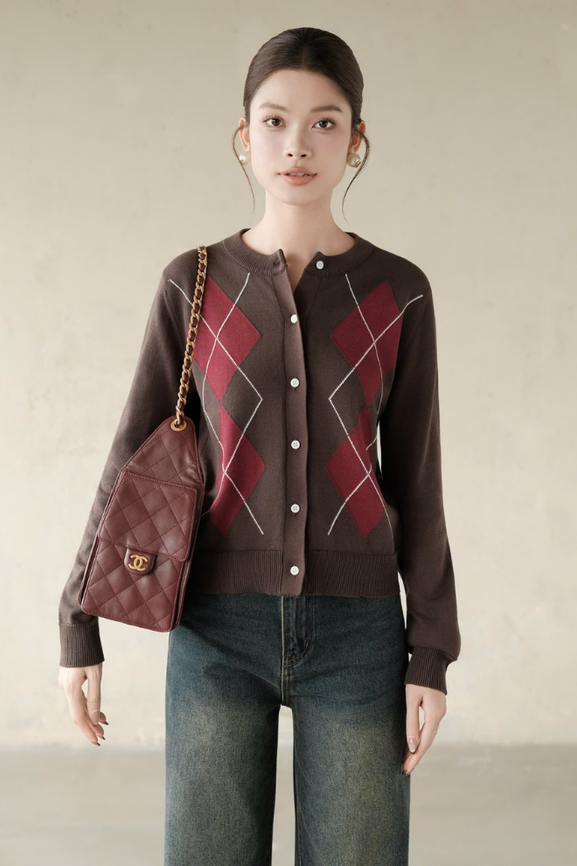 Áo Dệt Kim Chewy Cardigan RR26DK02